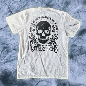 Skull skeleton small women’s t-shirt humor comedy novelty You Couldn’t Handle Me